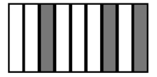 <strong>Draw a diagram to represent the number. - \frac{4}{9} </strong> A) B) C) D)