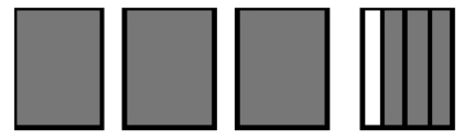 <strong>Draw a diagram to represent the number. - 3 \frac{3}{4} </strong> A) B) C) D)