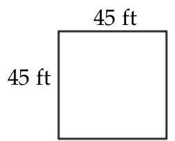 Find area of figure. Round to the nearest hundredth if necessary. -