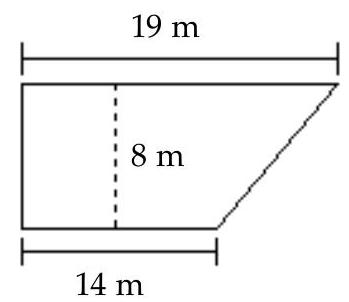 Find area of figure. Round to the nearest hundredth if necessary. -