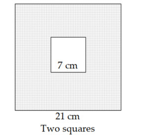 Find the shaded area. - 