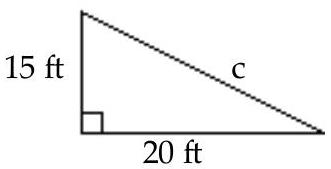 Find the missing length to the nearest tenth. - 