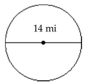  Find the perimeter or circumference. Use  \pi \approx 3.14  when needed. -  