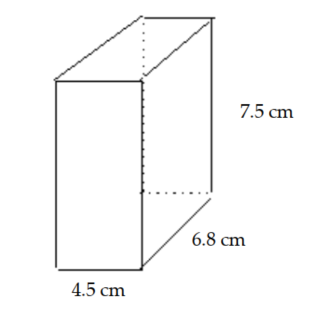  Find the volume. Use  \pi \approx 3.14  when needed. -  