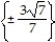 <strong>Solve the equation by using the square root property. Simplify all radicals. -3 = 49</strong> A) B) C) D)