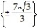 <strong>Solve the equation by using the square root property. Simplify all radicals. -3 = 49</strong> A) B) C) D)