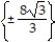<strong>Solve the equation. Express radicals in simplest form. -3 - 6 = 58</strong> A) { -11, 5} B) C) D)