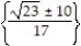 <strong>Solve the equation. Express radicals in simplest form. - = 23</strong> A) B) C) D)