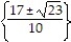 <strong>Solve the equation. Express radicals in simplest form. - = 23</strong> A) B) C) D)