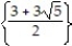 <strong>Solve the equation by completing the square. -p<sup>2</sup> + 3p - 9 = 0</strong> A) B) C) D) {-3 ± 3 }