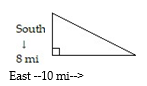<strong>Solve the problem. Give the answer to the nearest thousandth if necessary. -A boat travels 8 miles south and then 10 miles east. How far is the boat from its starting point? </strong> A) 6.403 mi B) 12.806 mi C) 9 mi D) 82 mi