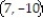 <strong>Find the distance between the pair of points. - and </strong> A) 23 B) C) D) 17