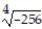 <strong>Find the root. - </strong> A) 4 B) 16 C) -4 D) Not a real number