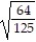 Simplify the expression. -  .  