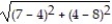 Perform the indicated operations and express the result in simplest form. -