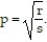 Solve the problem. -In a manufacturing process, three quantities p, r, and s are related by the equation Find p when and s = 288. Give your answer as a simplified radical.