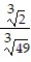 Write the word or phrase that best completes each statement or answers the question. - The easiest way to simplify the expression is to multiply both the numerator and denominator of by .