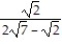 Rationalize the denominator. Write the quotient in lowest terms. -