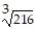 Choose the answer which is equivalent to the given radical. -