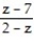 <strong>Find all values that make the expression undefined. - </strong> A) -2 B) 2 C) Never undefined D) 2, 7