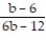 <strong>Find all values that make the expression undefined. - </strong> A) 2 B) 12 C) -6 D) 0