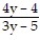 <strong>Write the rational expression in lowest terms. - </strong> A) B) C) - D)