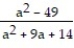 <strong>Write the rational expression in lowest terms. - </strong> A) B) C) D)
