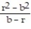 <strong>Write the rational expression in lowest terms. - </strong> A) -r + b B) -r - b C) r + b D) -1