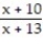 <strong>Find the expression that is equivalent to the given rational expression. -- </strong> A) - B) C) - D) -