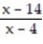 <strong>Find the expression that is equivalent to the given rational expression. -- </strong> A) - B) - C) D) -