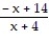 <strong>Find the expression that is equivalent to the given rational expression. -- </strong> A) - B) - C) D) -