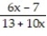 <strong>Find the expression that is equivalent to the given rational expression. -- </strong> A) B) C) D)