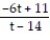 <strong>Find the expression that is equivalent to the given rational expression. -- </strong> A) B) C) D)