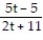 <strong>Find the expression that is equivalent to the given rational expression. -- </strong> A) B) C) D)