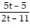 <strong>Find the expression that is equivalent to the given rational expression. -- </strong> A) B) C) D)