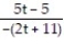 <strong>Find the expression that is equivalent to the given rational expression. -- </strong> A) B) C) D)