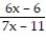 <strong>Find the expression that is equivalent to the given rational expression. - </strong> A) B) C) D) -