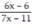 <strong>Find the expression that is equivalent to the given rational expression. - </strong> A) B) C) D) -
