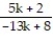<strong>Find the expression that is equivalent to the given rational expression. - </strong> A) B) C) - D)