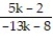 <strong>Find the expression that is equivalent to the given rational expression. - </strong> A) B) C) - D)