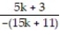 <strong>Find the expression that is equivalent to the given rational expression. -- </strong> A) B) - C) D)