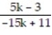 <strong>Find the expression that is equivalent to the given rational expression. -- </strong> A) B) - C) D)
