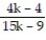 <strong>Find the expression that is equivalent to the given rational expression. -- </strong> A) B) C) D) -