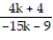<strong>Find the expression that is equivalent to the given rational expression. -- </strong> A) B) C) D) -