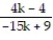<strong>Find the expression that is equivalent to the given rational expression. -- </strong> A) B) C) D) -