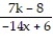 <strong>Find the expression that is equivalent to the given rational expression. - </strong> A) B) C) - D) -
