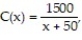 <strong>Solve the problem. -If the average cost per unit C(x) to produce x units of plywood is given by what is the unit cost for 50 units?</strong> A) $ 0.60 B) $ 30.00 C) -$20.00 D) $ 15.00