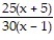 <strong>Multiply or divide as indicated. Write the answer in lowest terms. - . </strong> A) B) C) D) 30x