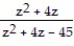 <strong>Multiply or divide as indicated. Write the answer in lowest terms. - ÷ </strong> A) B) z - 5 C) D)