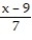 Solve the equation. -  =  